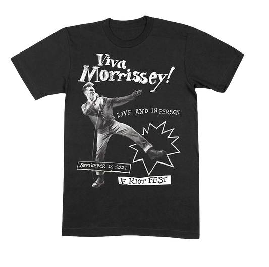 Morrissey viva live and in person at riot fest