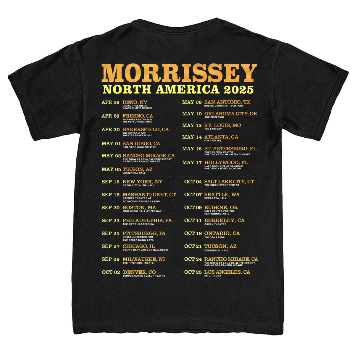 Admat 2025 Admat Tour Tee – Morrissey US