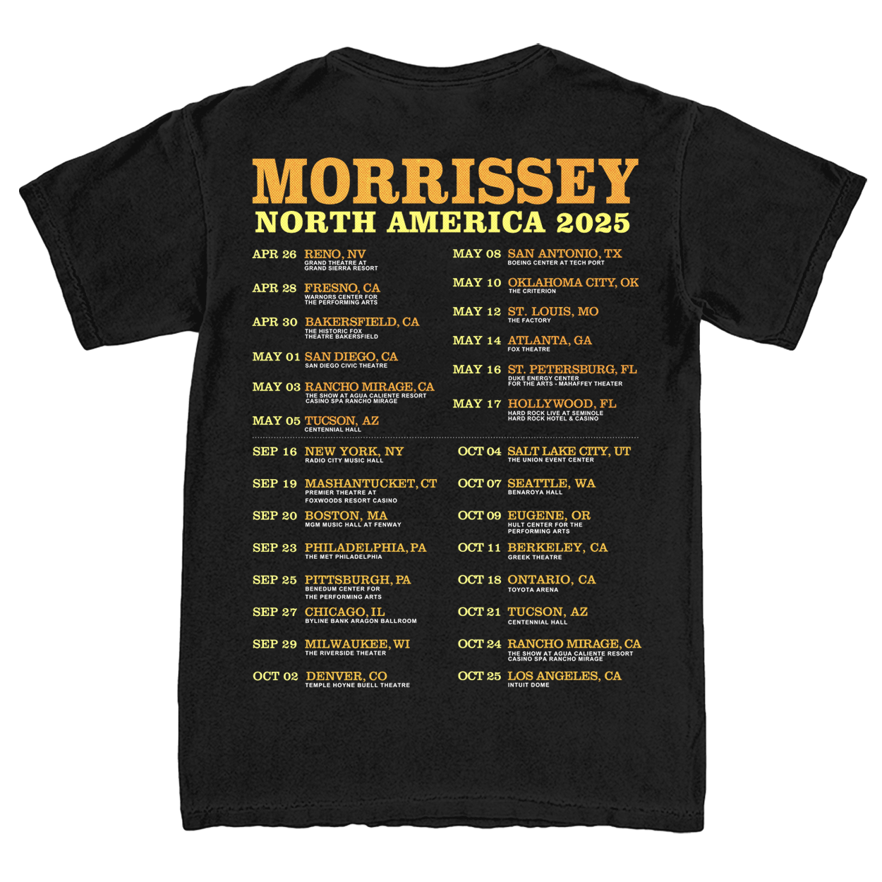 2025 Admat Tour Tee – Morrissey US