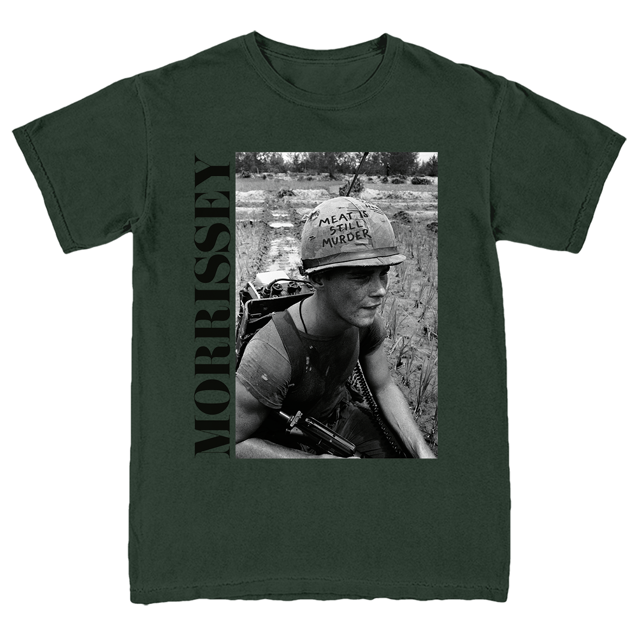 Meat Is Murder XL Tee - Army Green – Morrissey US Meat Is Murder XL Tee - Army Green – Morrissey US
