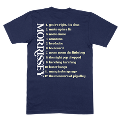 Tracklist Tee – Morrissey US