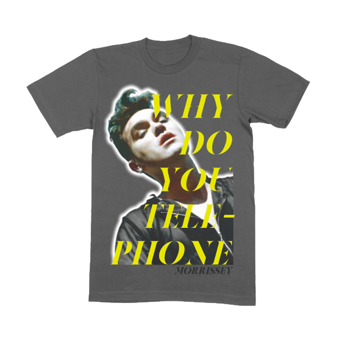 Telephone Tee - Charcoal