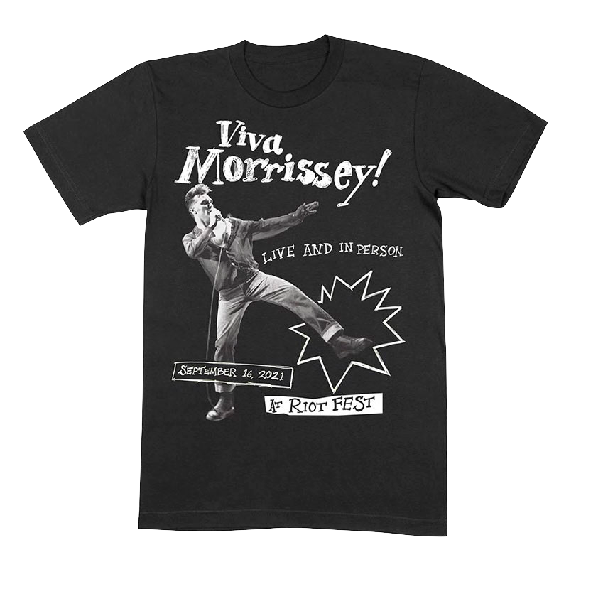 Viva Morrissey Riot Fest Tee - Black