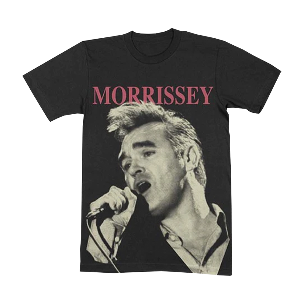 Morrissey - Singing Face Black T-Shirt | T-Shirts | Morrissey USD